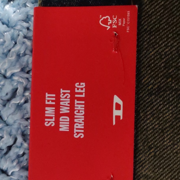 NWT Diesel Size 38 Slim Fit Mid Waist Straight Leg Button Fly 1995 Jeans 09C04 - Picture 6 of 16